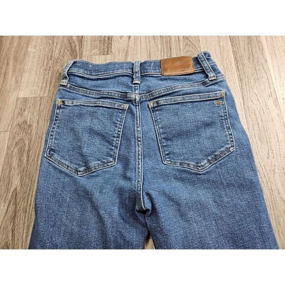 Madewell Womens Size 24 T High Rise Skinny Pockets Denim Blue Jeans - Picture 3 of 13